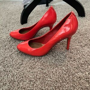 Coach Vibrant Red Heels
